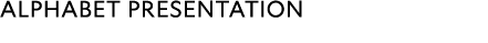 Alphabet Presentation
